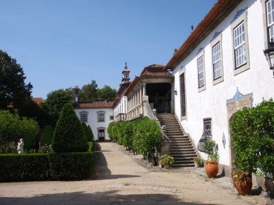 Backside of the Casa de Santar.